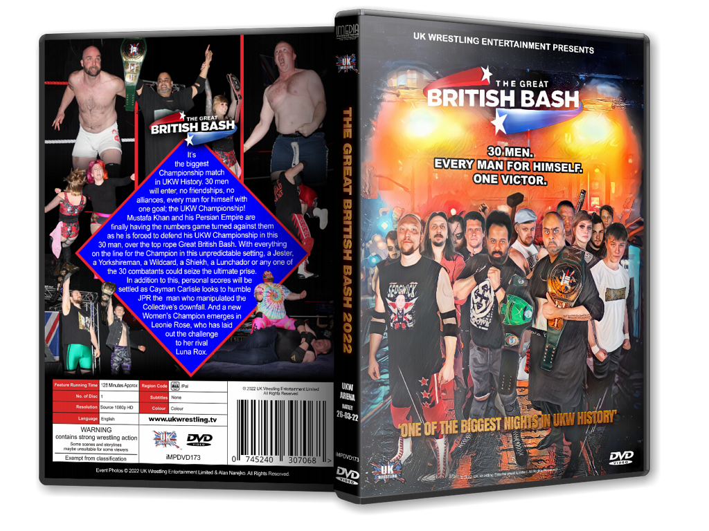 UKW The Great British Bash 2022 DVD