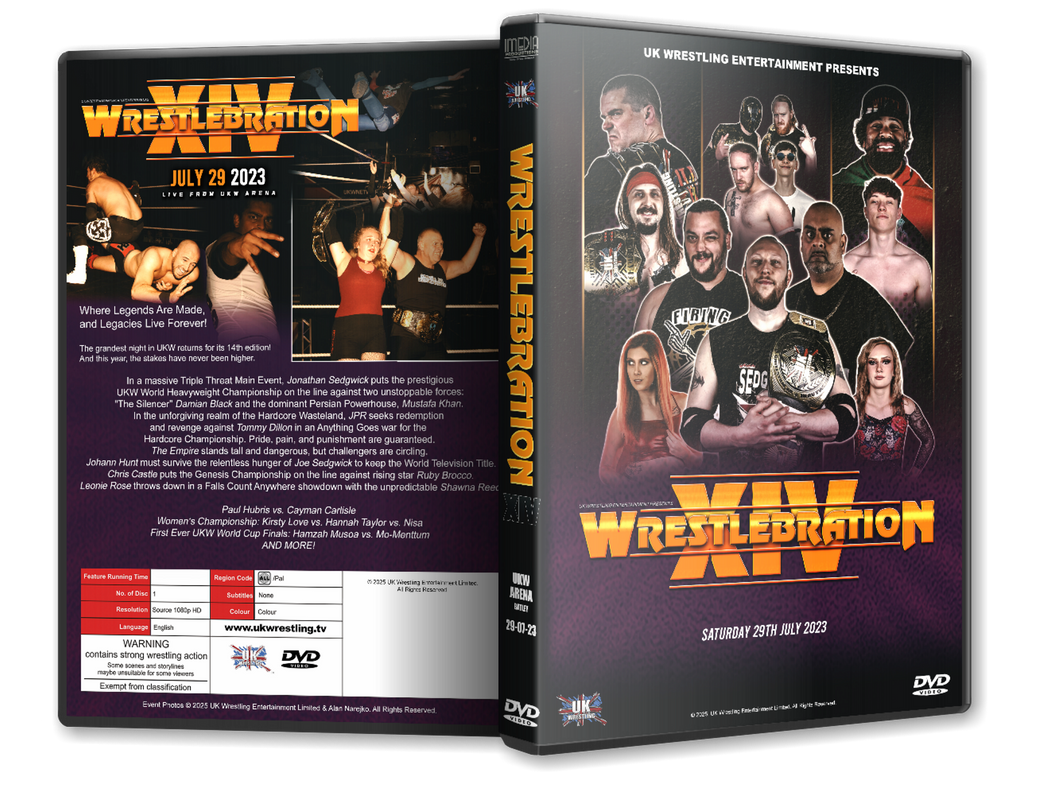 PRE-ORDER UKW Wrestlebration XIV 2023 DVD
